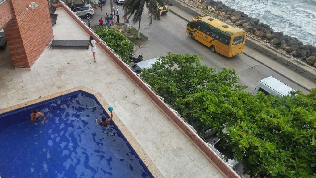 Apto En Cartagena Ed Puerto Azul Vista Al Mar 아파트 외부 사진