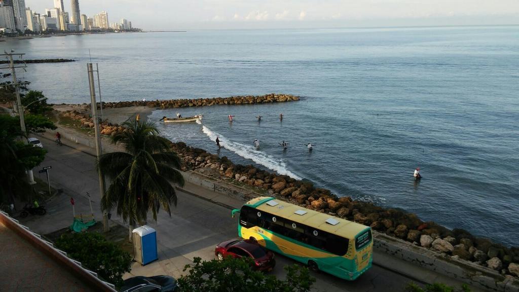 Apto En Cartagena Ed Puerto Azul Vista Al Mar 아파트 외부 사진